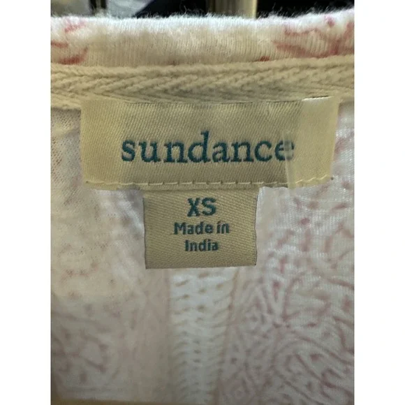 Sundance Womans Floral Embroidered Tank Top Size XS Cottagecore Boho Y2K Hippie - Picture 2 of 12